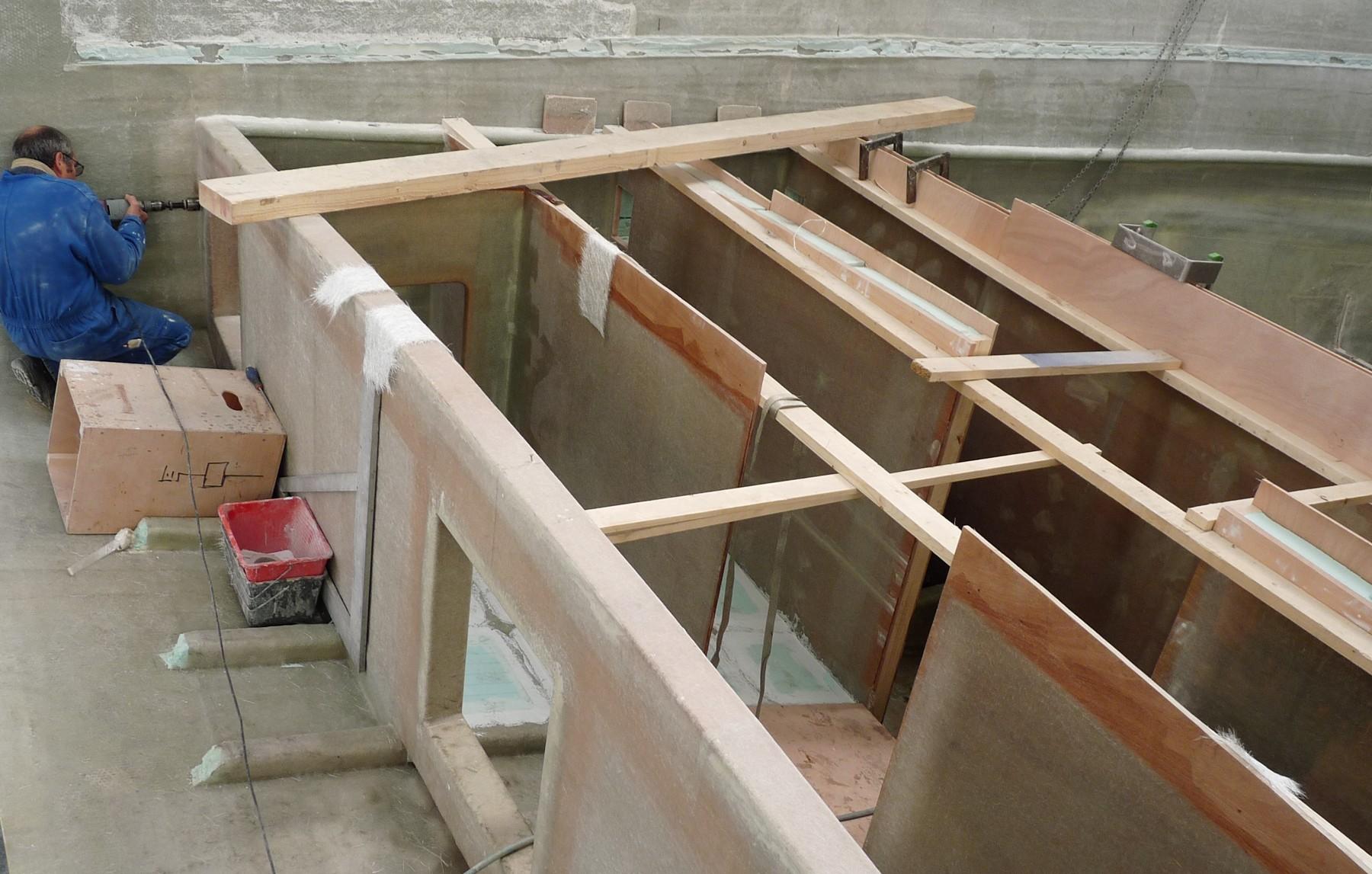 Mise en place cloisons